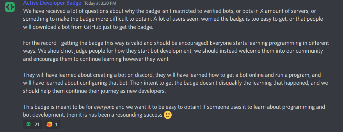How to claim your “Active Developer Badge” on Discord?, by Juman  Shandillya