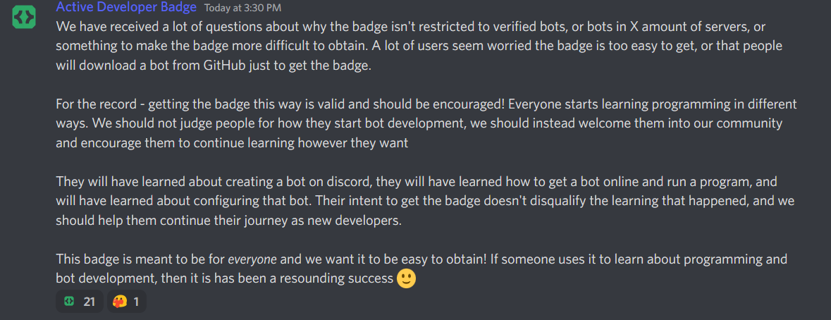 Discord | Discord Active Developer BADGE