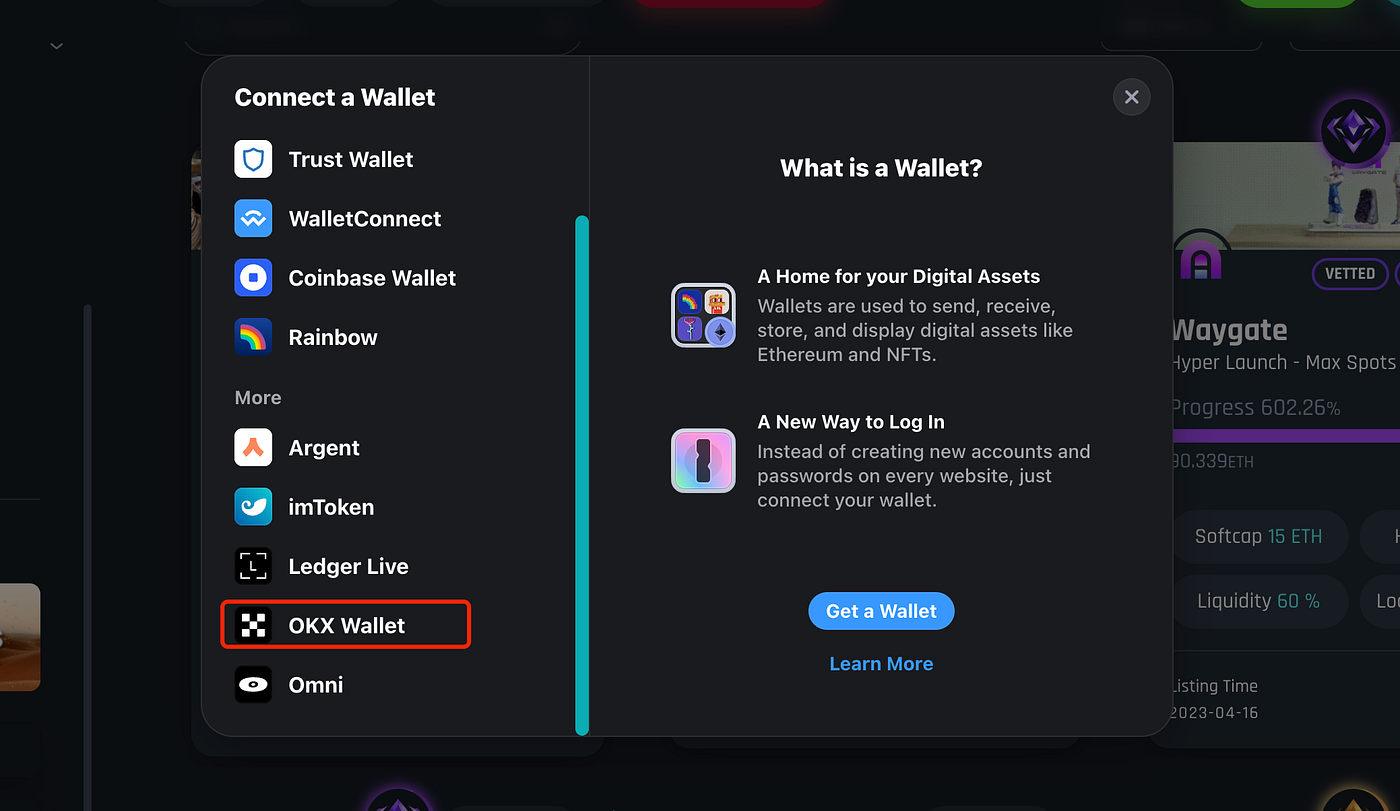 Access GemPad using the OKX Wallet Web Extension | by OKX Web3 | Medium