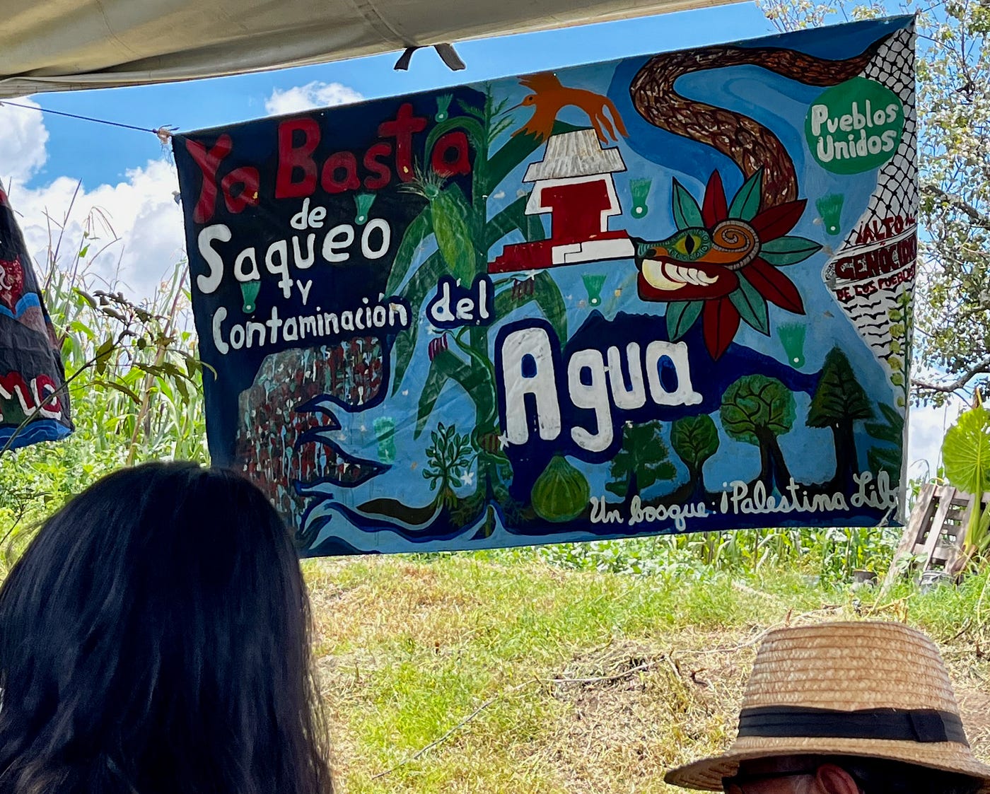 El agua no se vende, se ama y se defiende.