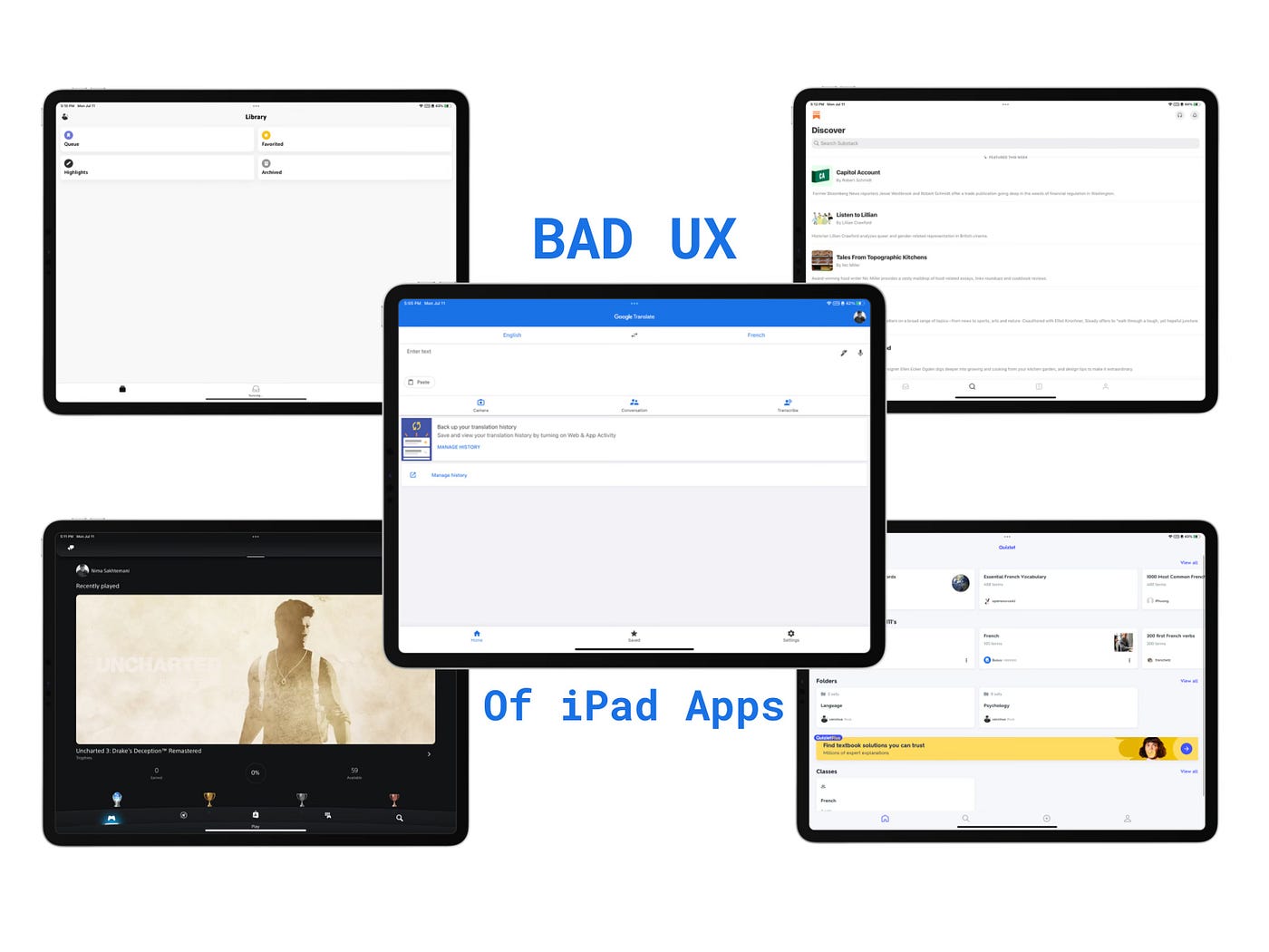 5 annoying UX mistakes in iPad apps | by Clark | UX Collective