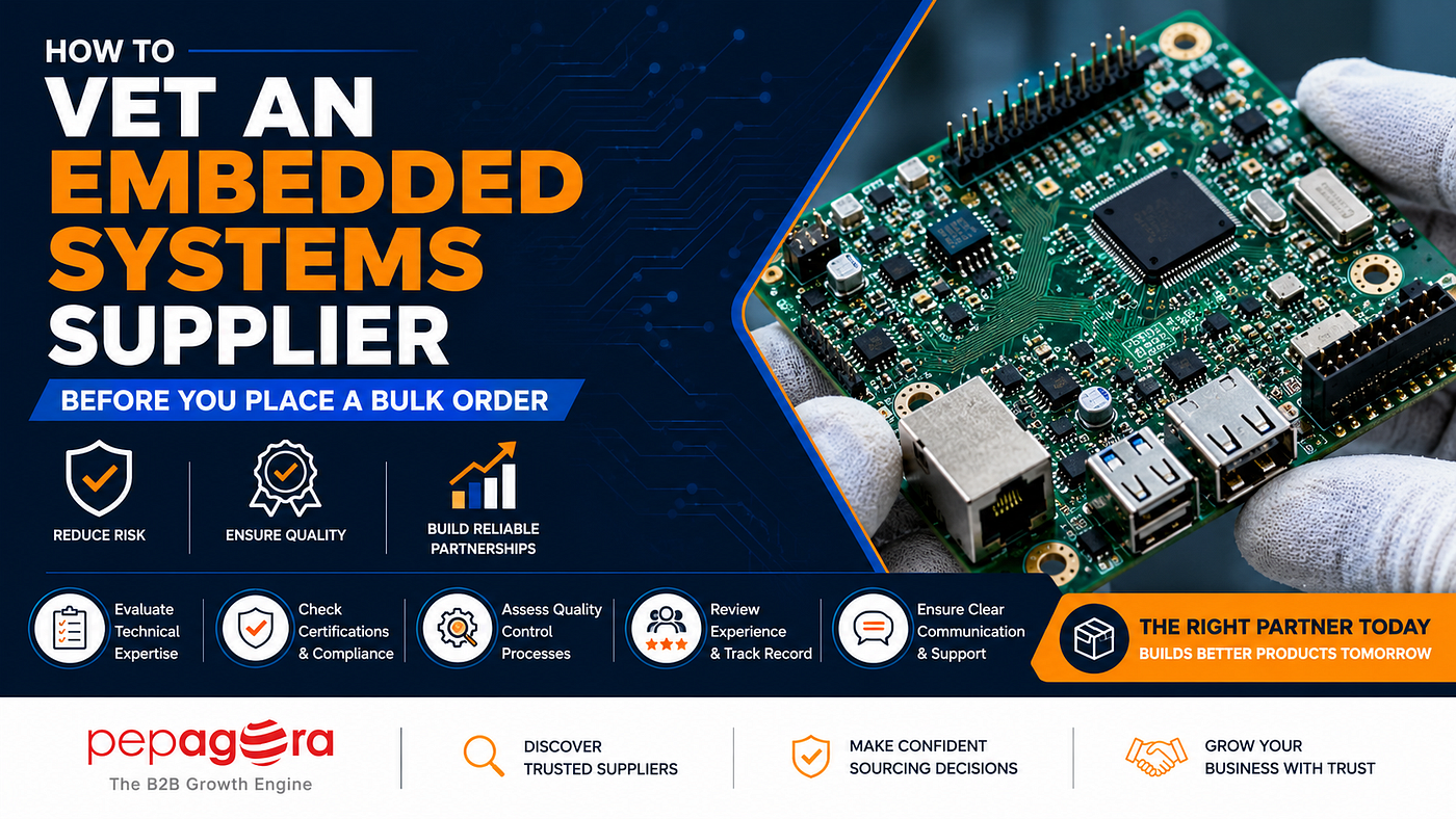 How to Vet an Embedded Systems Supplier Before You Place a Bulk Order