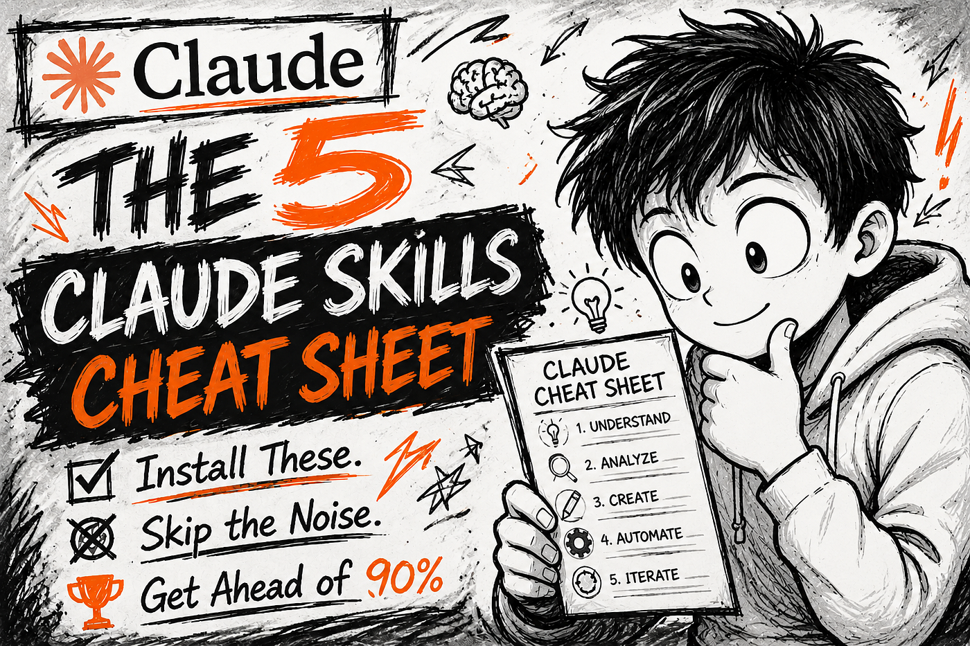 Complete Playbook to the 5 Claude Skills That Put You Ahead of 90% of Users -Must Read