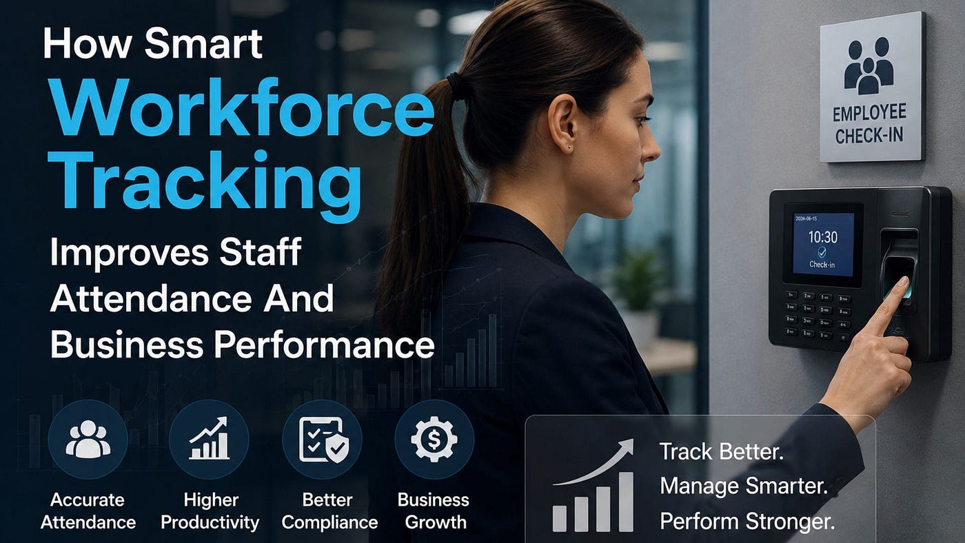 How Smart Workforce Tracking Improves Staff Attendance and Business Performance
