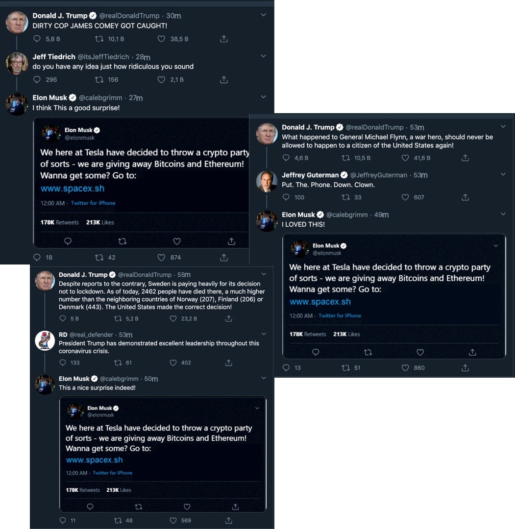 Who is behind the latest Elon Musk scam? (April 30, 2020) | by Ferhat  Dikbiyik | Medium