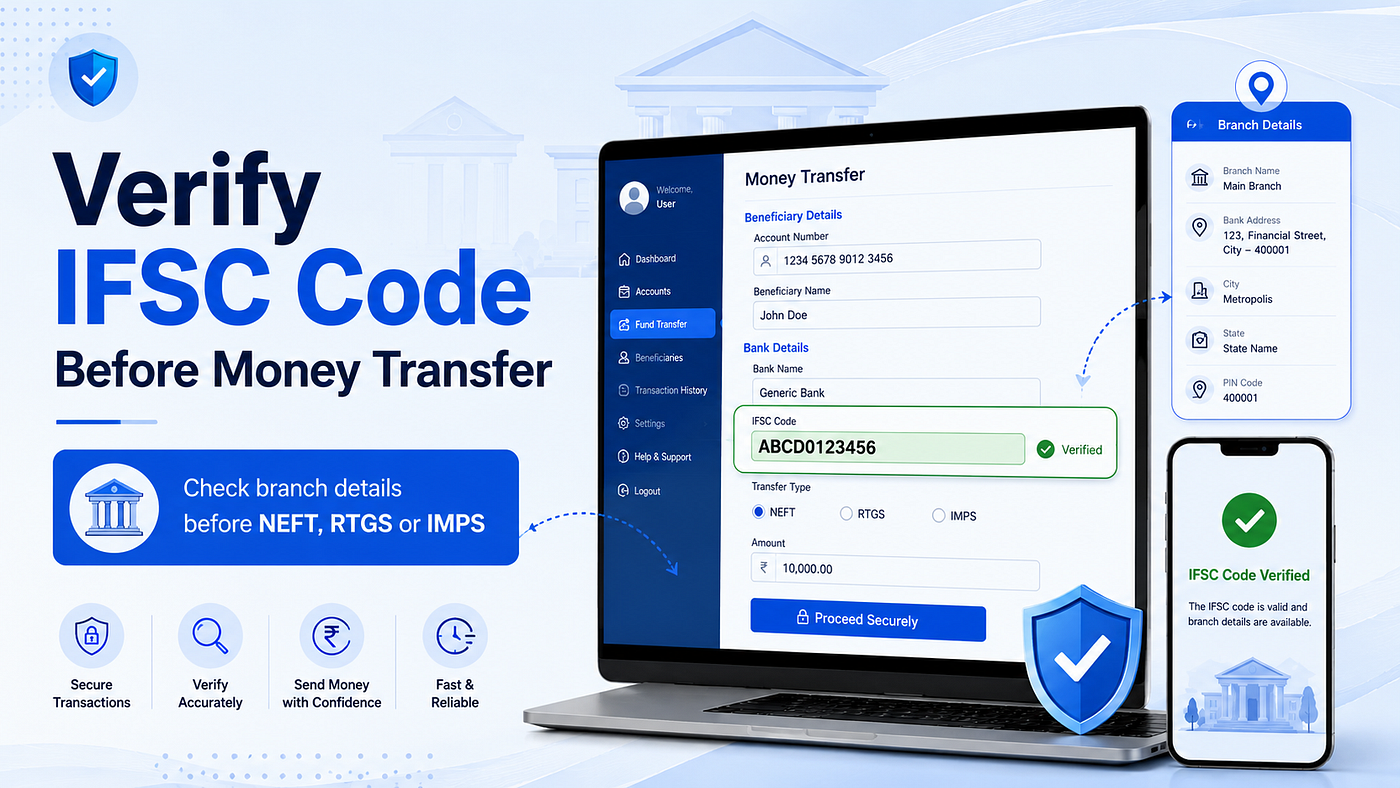How to Verify IFSC Code Before Sending Money Online
