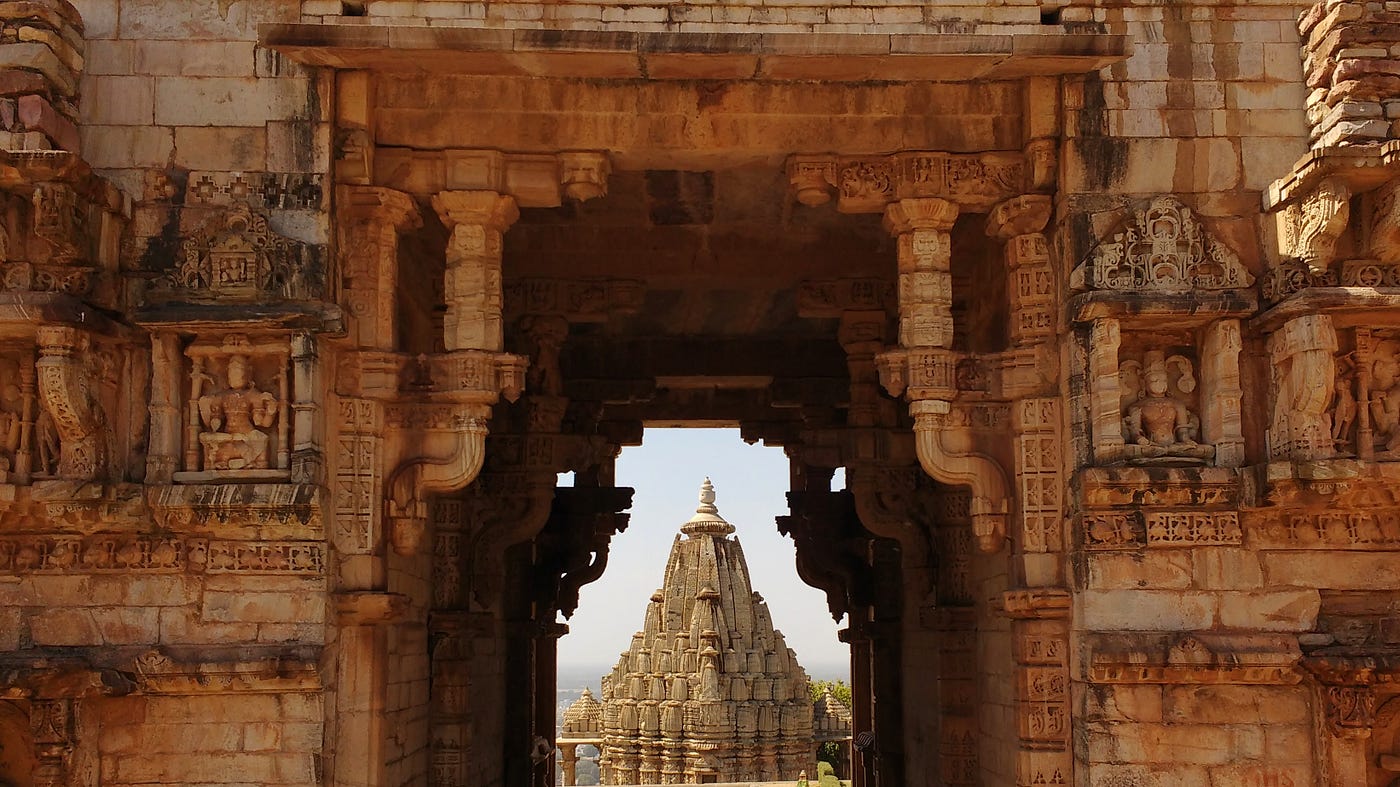 The Temple in Chittorgarh Fort | Photo by Author