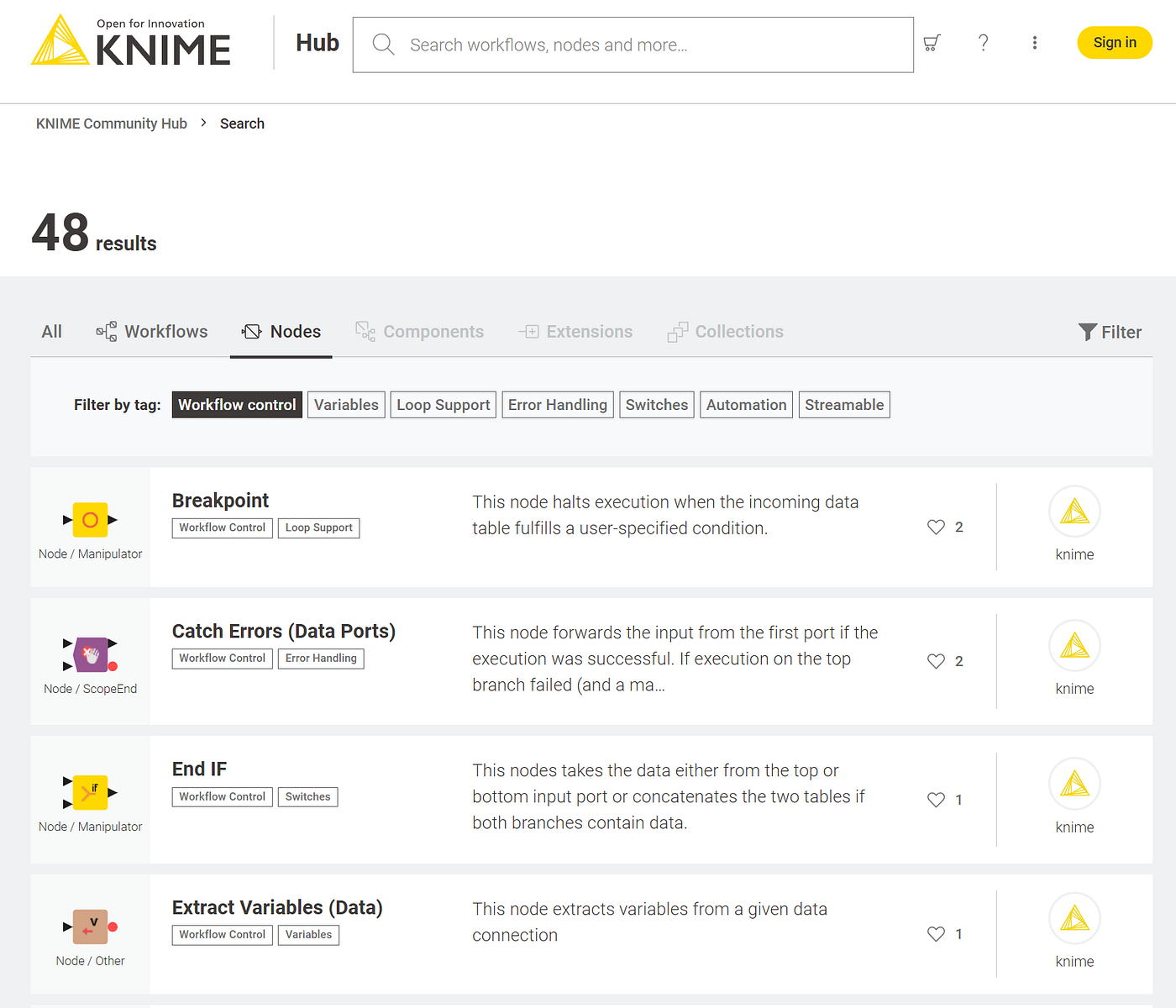 KNIME — Cases, Switches and Catching Errors