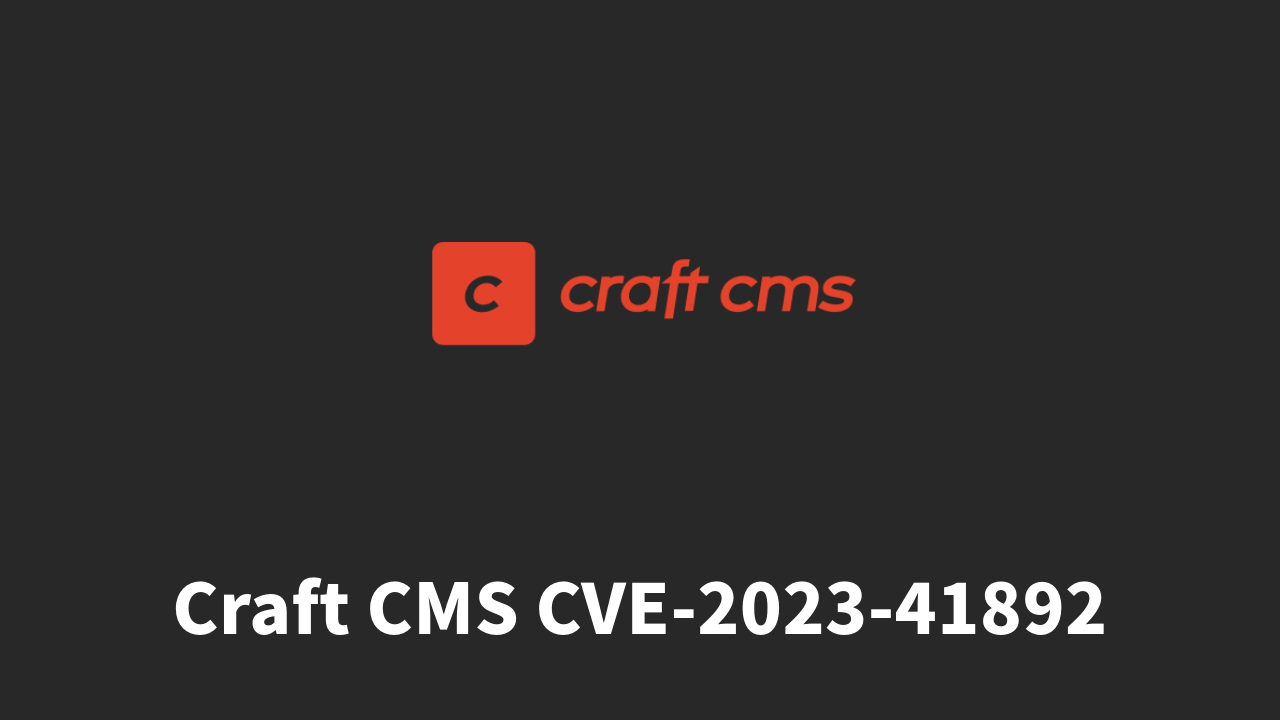 Craft CMS CVE-2023–41892 Vulnerability Exploitation | POC | by Motasem  Hamdan | Medium