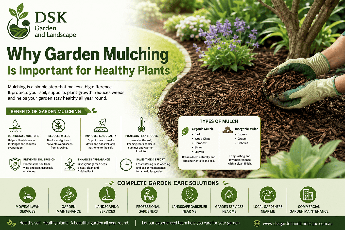 Why Garden Mulching Is Important for Healthy Plants
