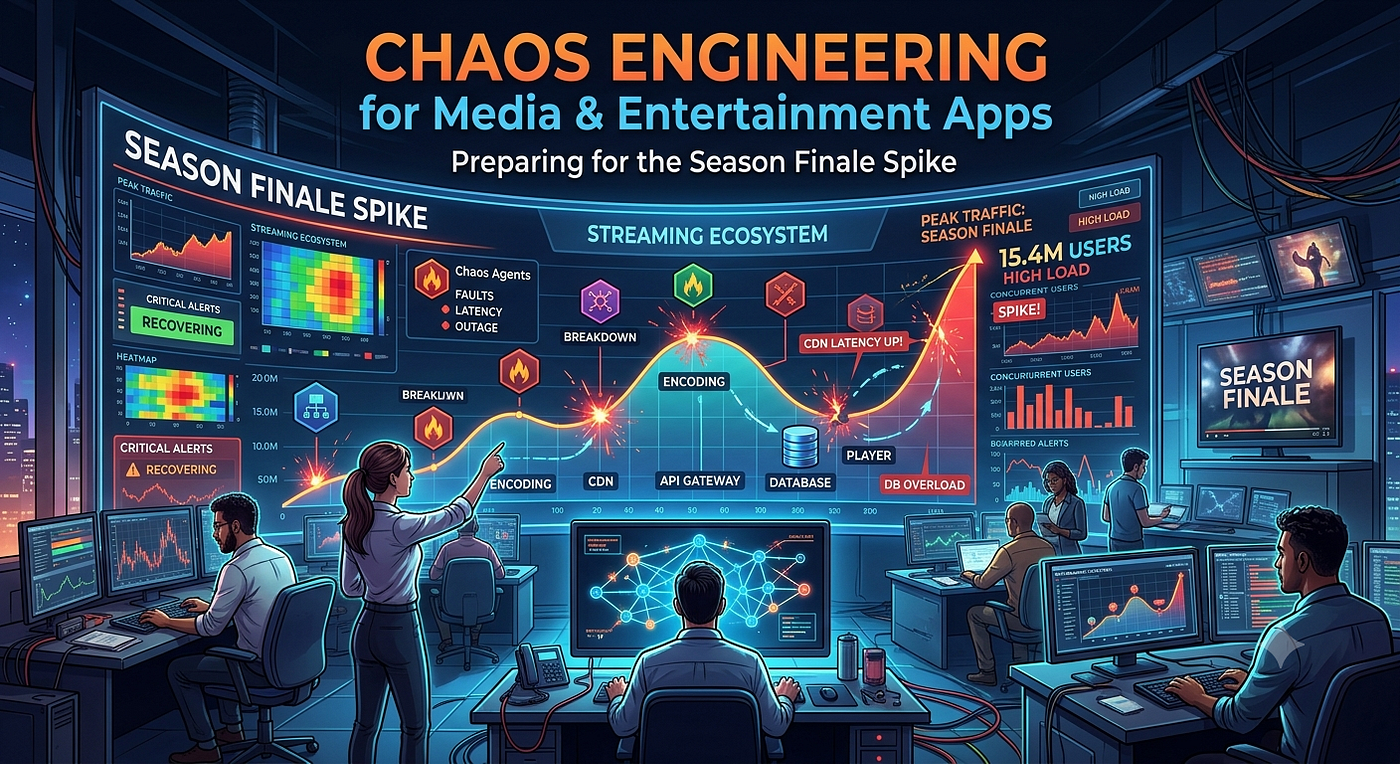 Chaos Engineering for Media and Entertainment Apps: Preparing for the Season Finale Spike