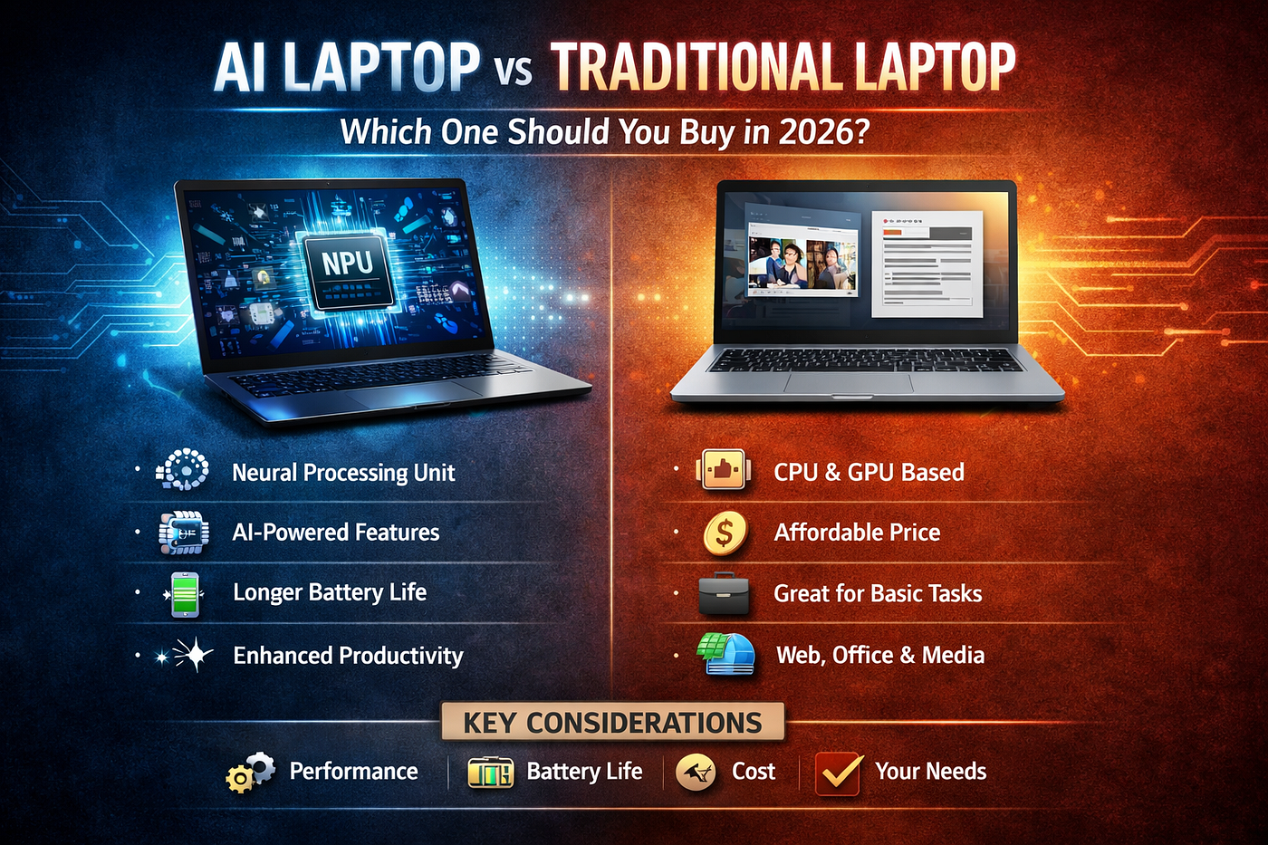 AI Laptop vs Traditional Laptop: Which One Should You Buy in 2026?