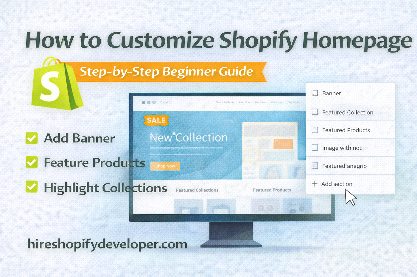 How to Customize Shopify Homepage (Step-by-Step Beginner Guide)