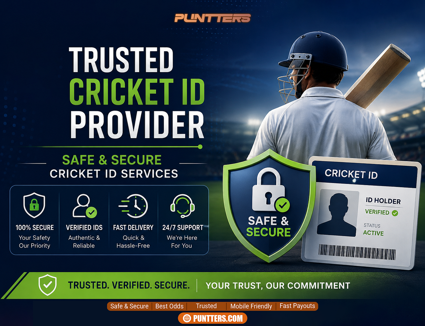 Trusted Cricket ID Provider | Safe & Secure Cricket ID Services