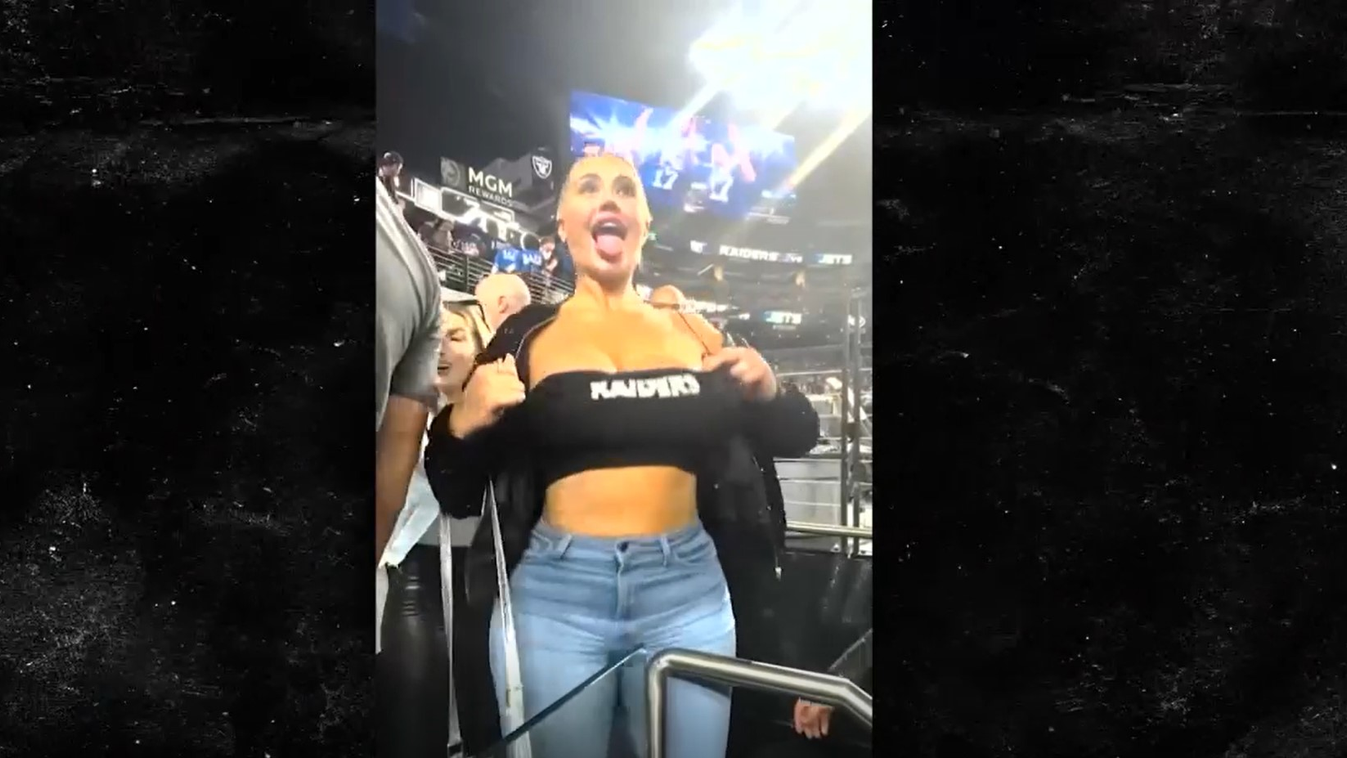 RAIDERS FAN DANII BANKS FLASHES CROWD VIDEO - Sarah M. Robinson - Medium