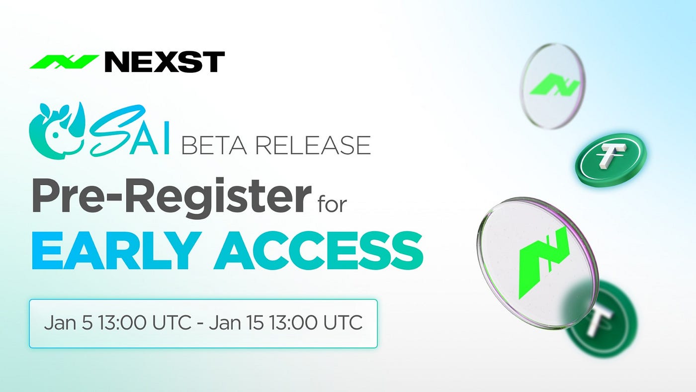 SAI Beta Release Jan 15：Get In Early, Win Big