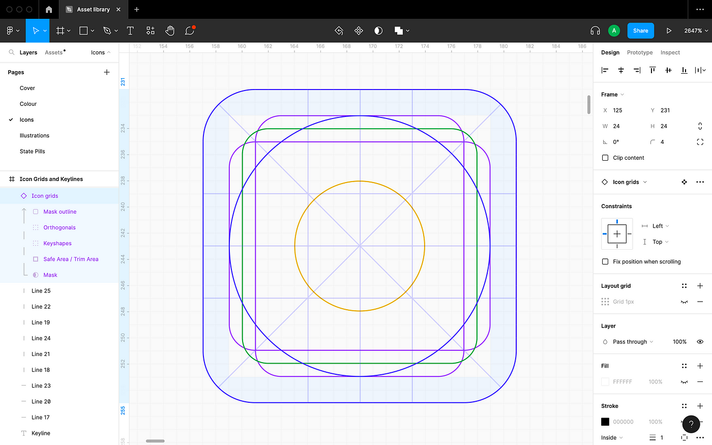 My understanding of icon grid and keyline | by Aditi Saini | Muzli - Design  Inspiration