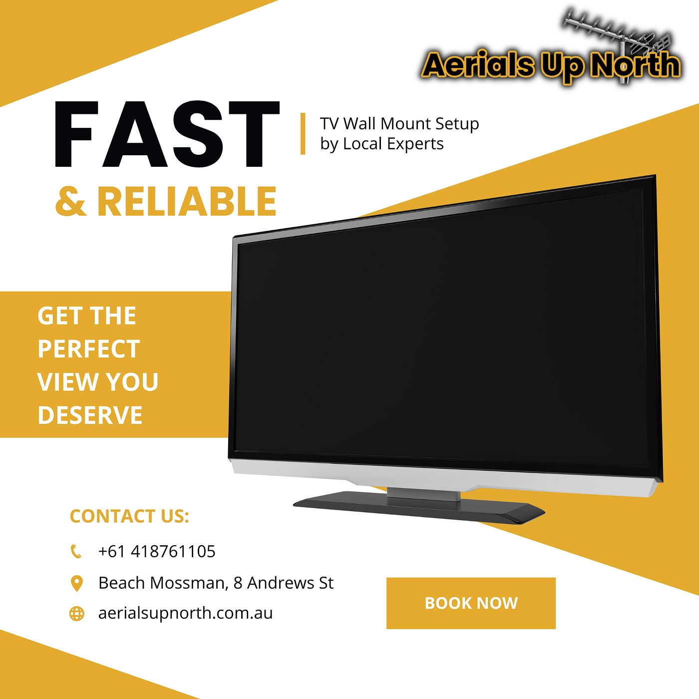 What’s the Best Height and Angle for a Perfect TV Wall Mount Setup? — Aerials Up North