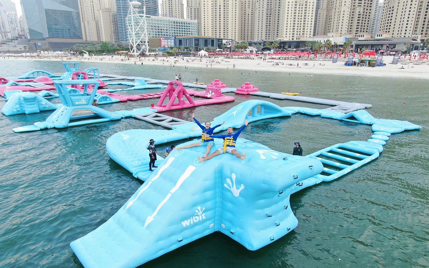 AquaFun water park at the JBR Beach in Dubai | by Dr Nasir Mehmood (Phd) |  Medium