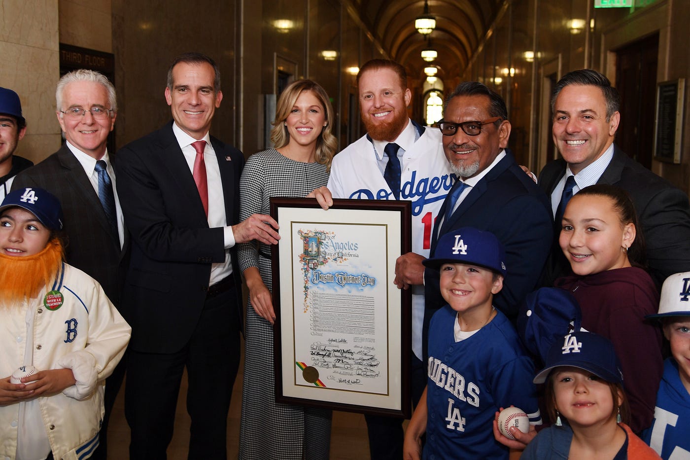 It's Justin Turner Day in LA. Turner recognized by LA City Council…, by  Rowan Kavner