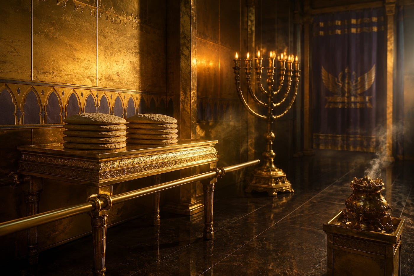 E25–16: The meaning of the 12 loaves of showbread inside the Holy Place