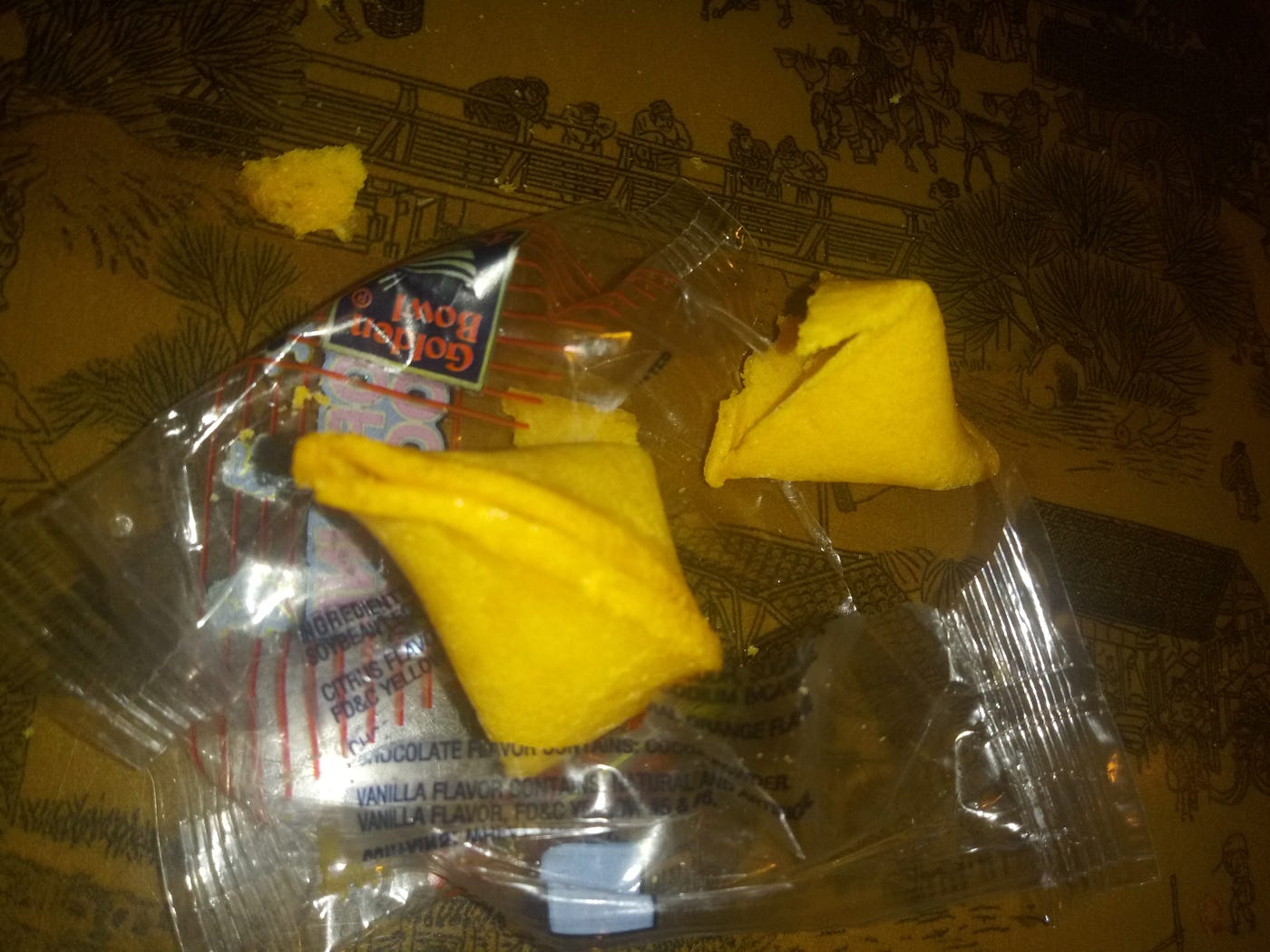 I Got An Empty Fortune Cookie. It could mean two things depending