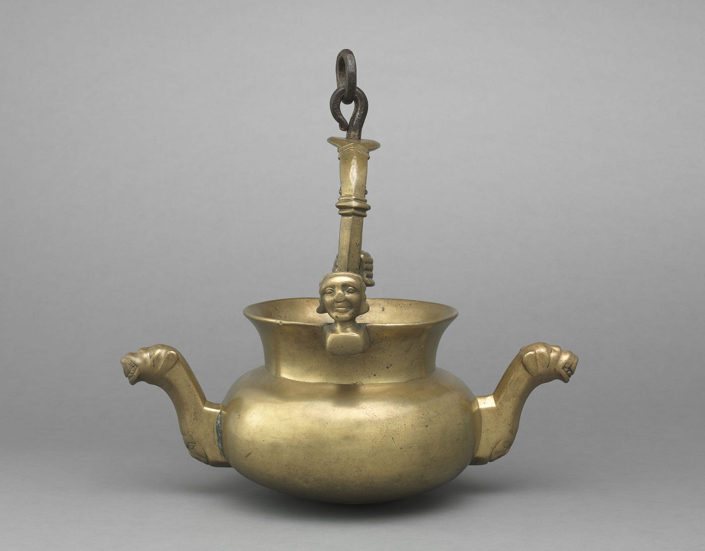 Vintage Brass Teapot (no handle) – Stone & Sage