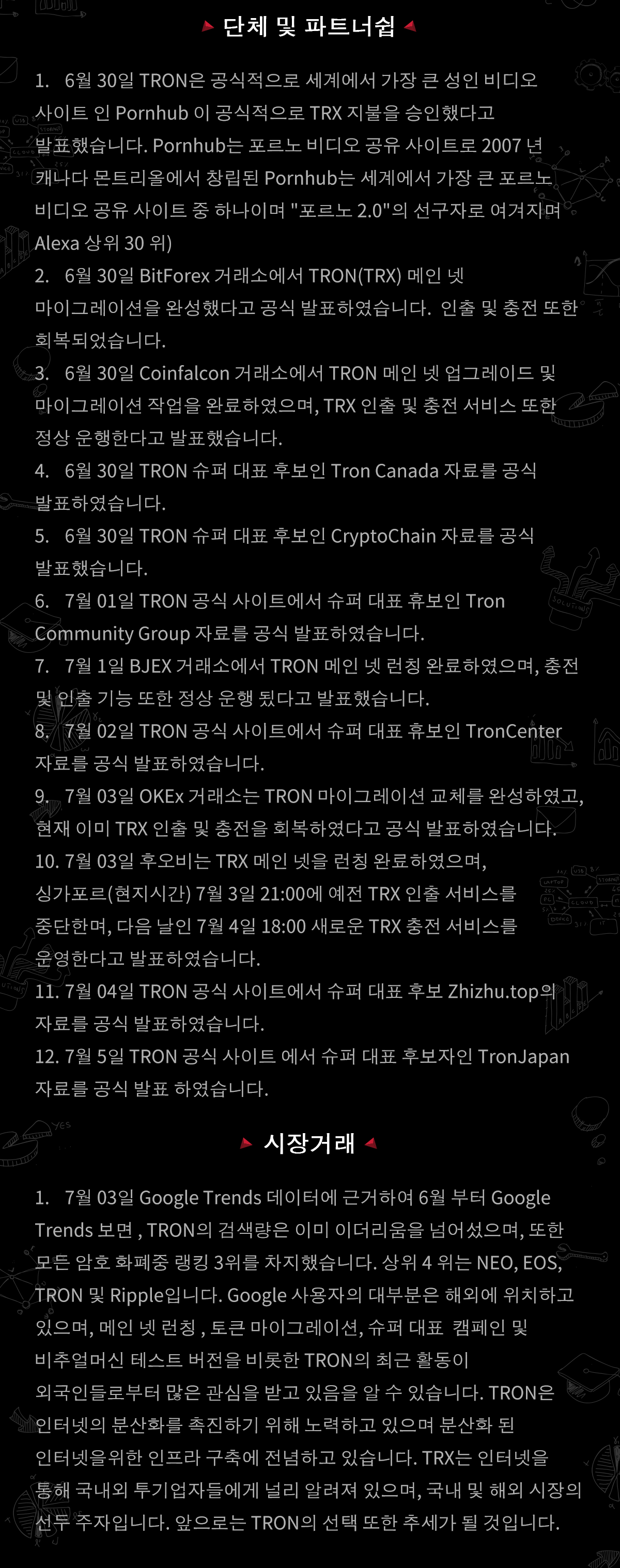 Tron weekly report 06.30–07.06 International Version🌎 🌍 🌏 | by TRON DAO  | TRON | Medium