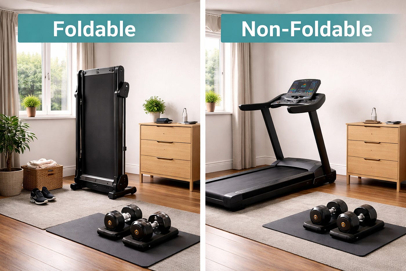 Foldable vs Non-Foldable Treadmill UK (2026): Which One Should You Buy?