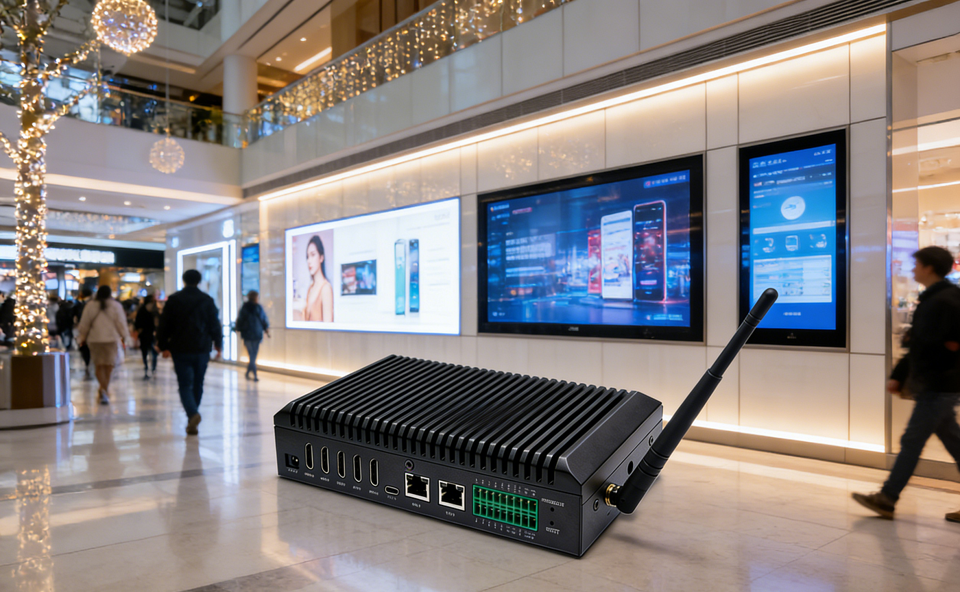 Geniatech Introduces RK3588 Quad-Display Signage Player for Multi-Screen Applications