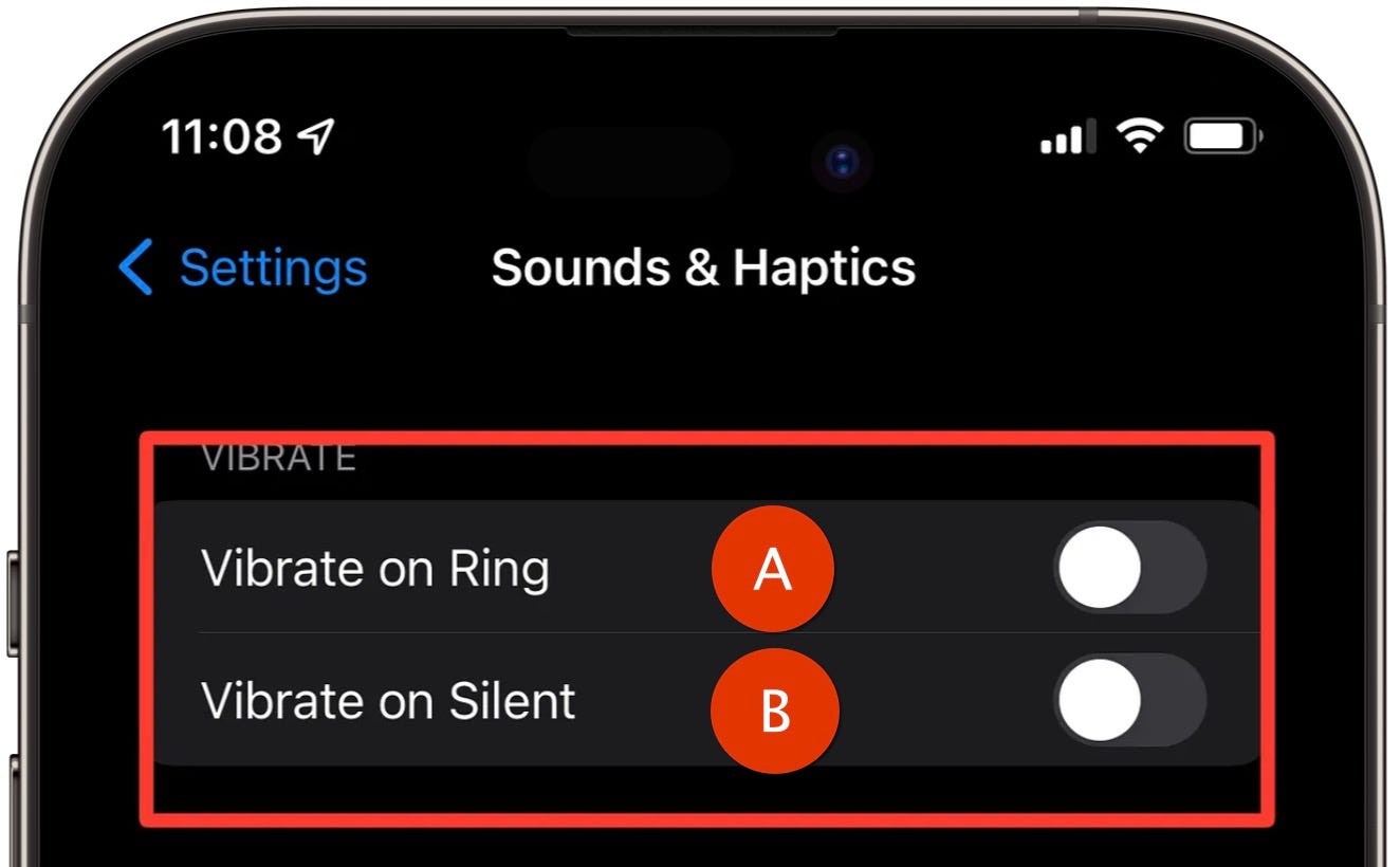 iPhone 13/13 Pro How to Enable/Disable/Change Vibration for Text