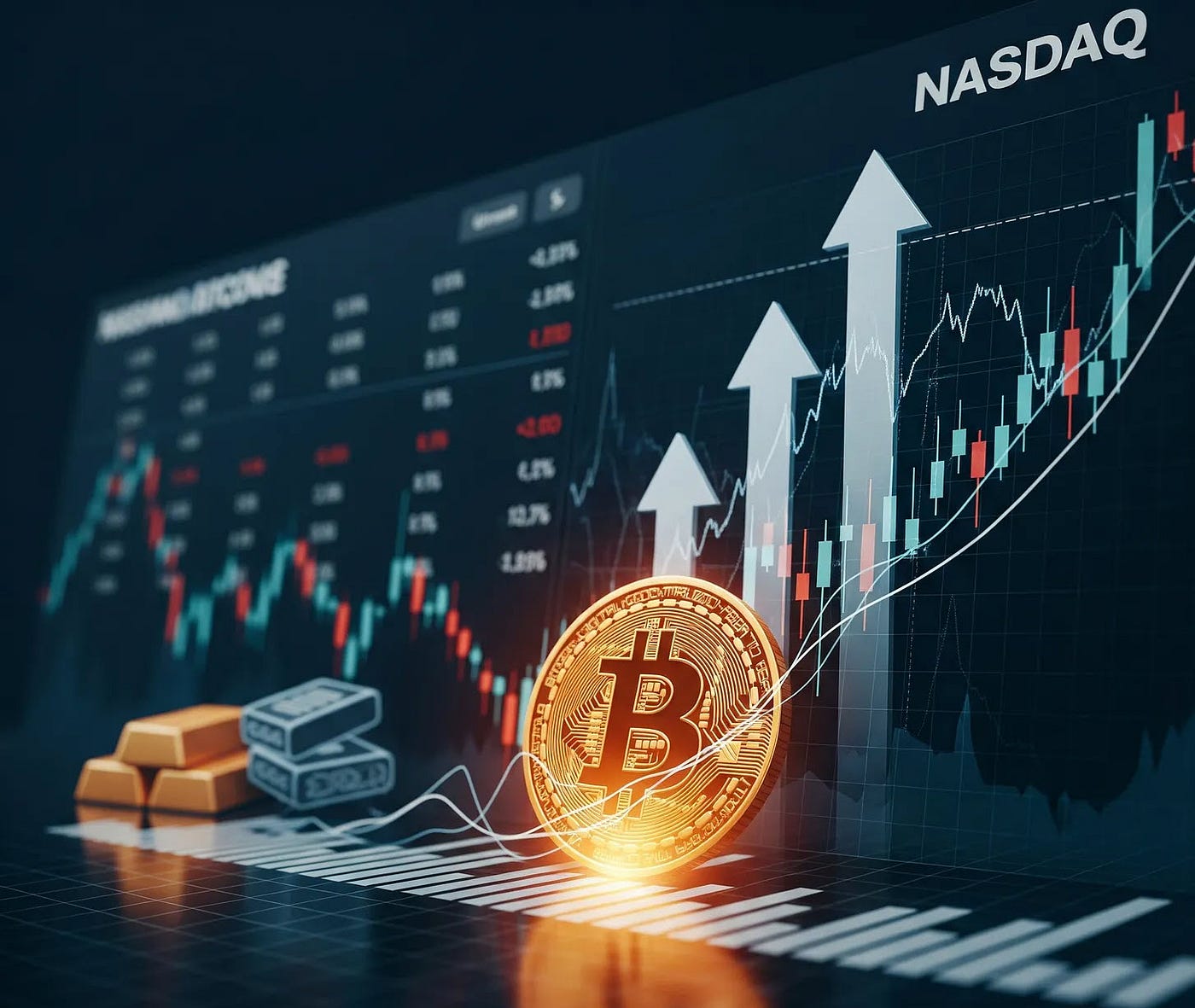 Bitcoin and the Risk-On Rally: What the Correlation Chart Tells Us? | by  Faisal Khan | Technicity | Medium