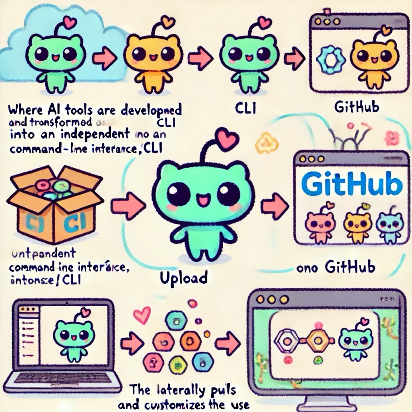 把AI工具開發變獨立cli上github變模板，往後AI可以自動拉取自動客製化來用- Bowen Chiu - Medium