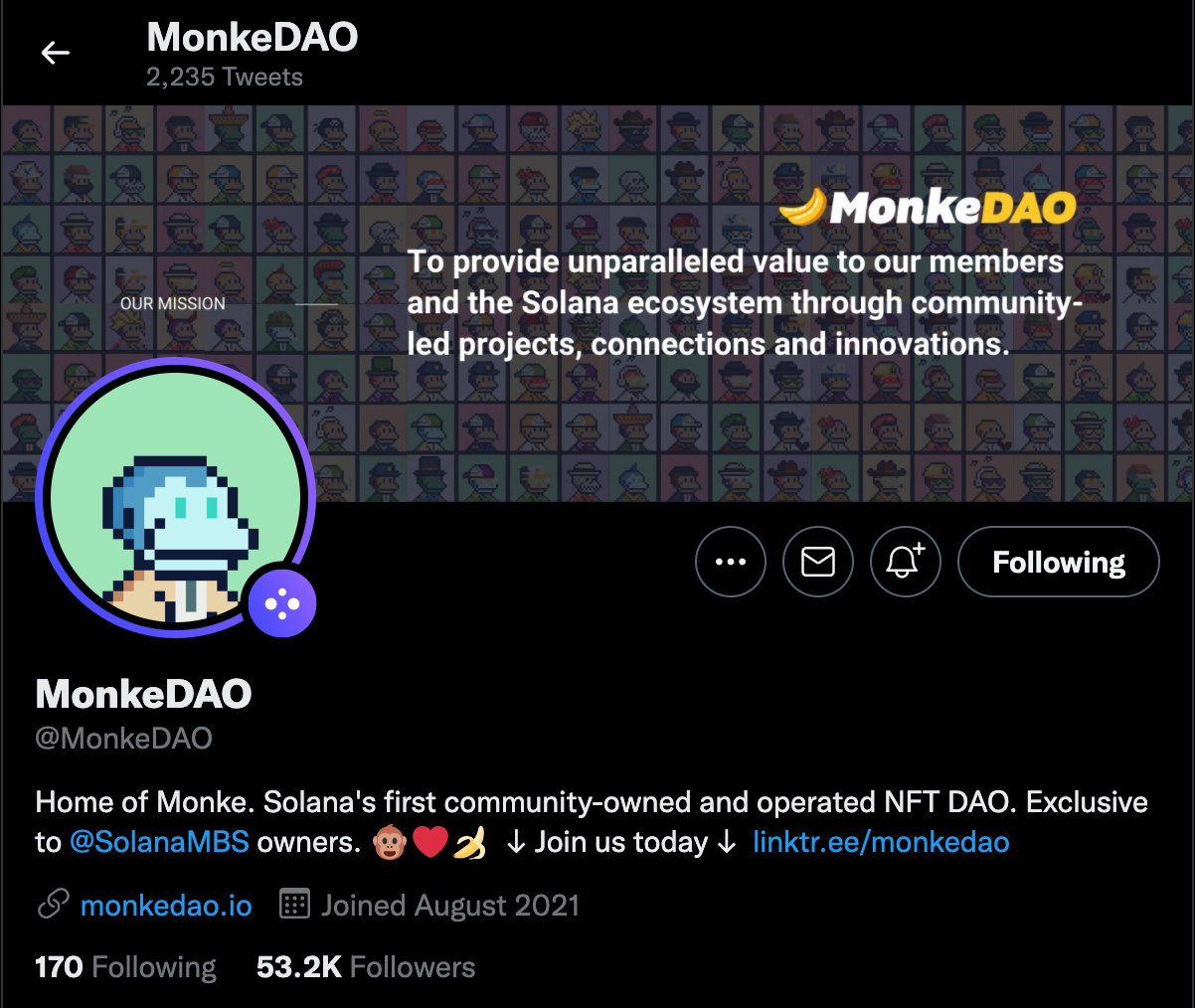 MonkeDAO  Official Marketplace on Solana