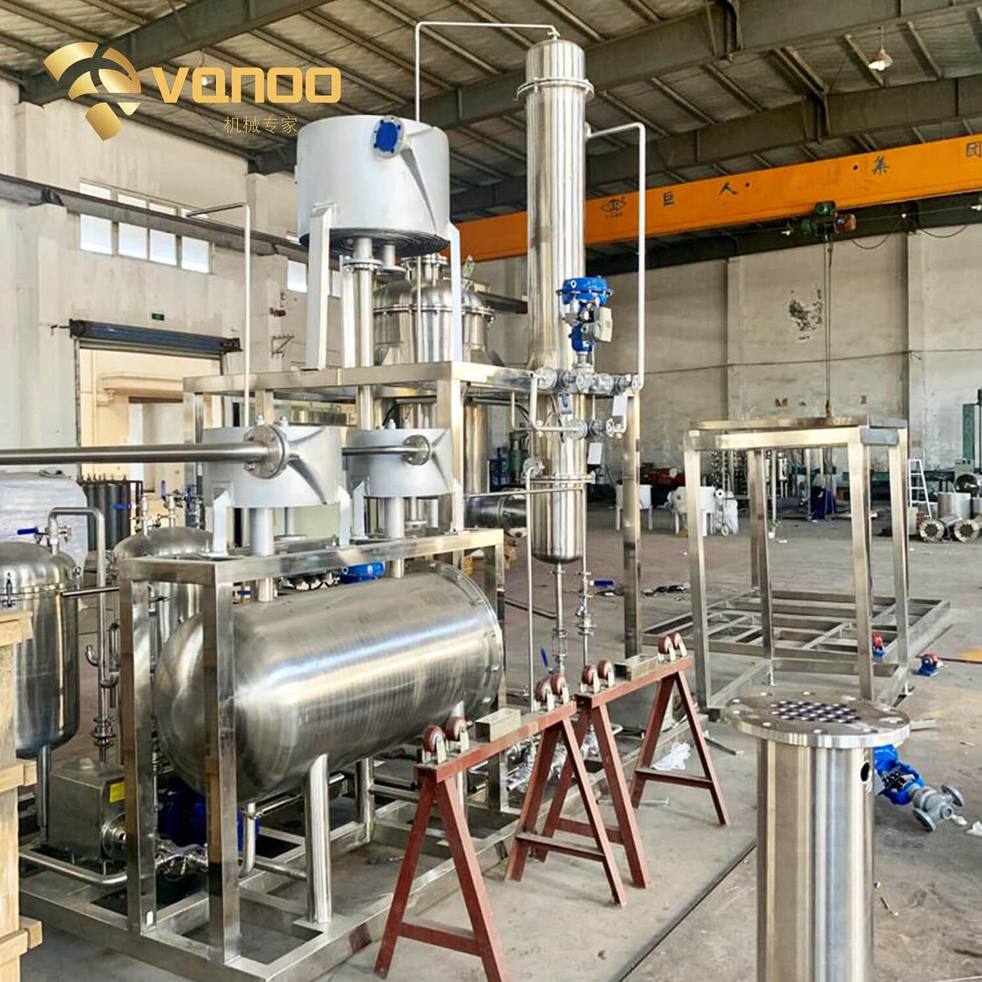 Falling film evaporators