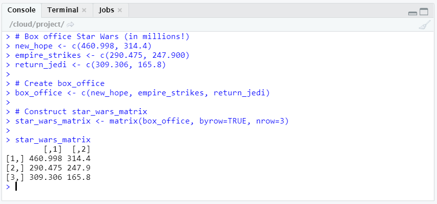 Introduction to Matrices in R. Learn how to create matrices and