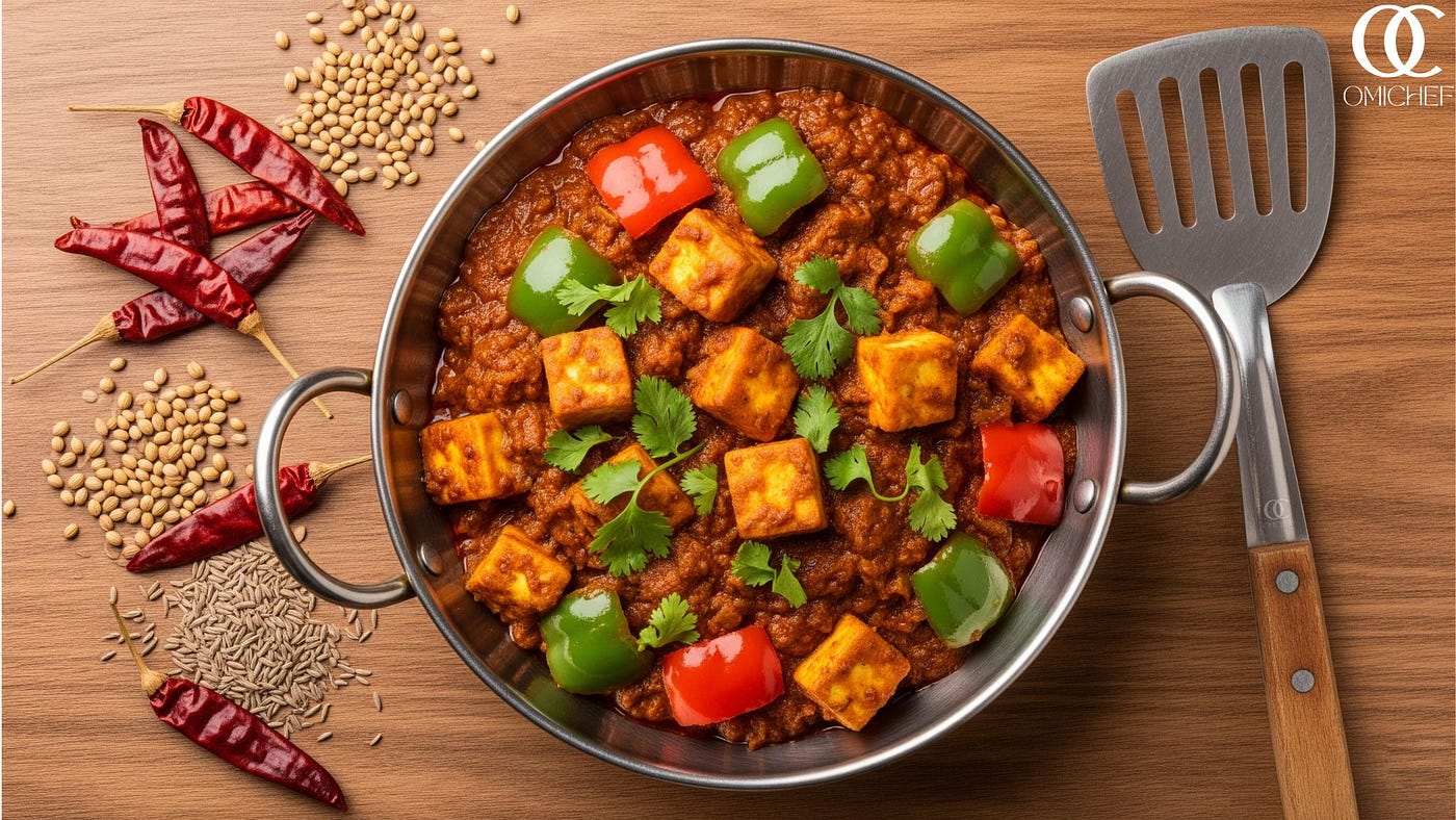 Kadai Paneer Masala: Easy Homestyle Recipe with Fresh Spices