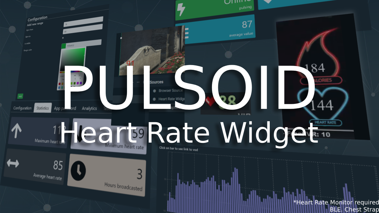 How To Add Real Heart Rate To Stream | by Heart Rate Widget — Pulsoid |  Medium