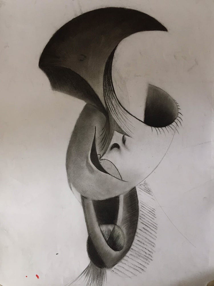 COMPOSICIÓN 2: ABSTRACCIÓN DE CABEZA