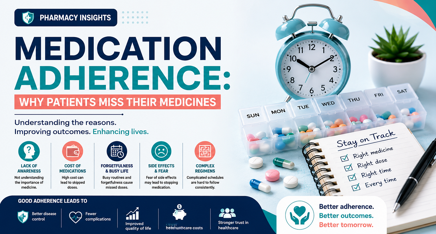 Medication Adherence: Why Patients Miss Their Medicines — And What We Can Do About It