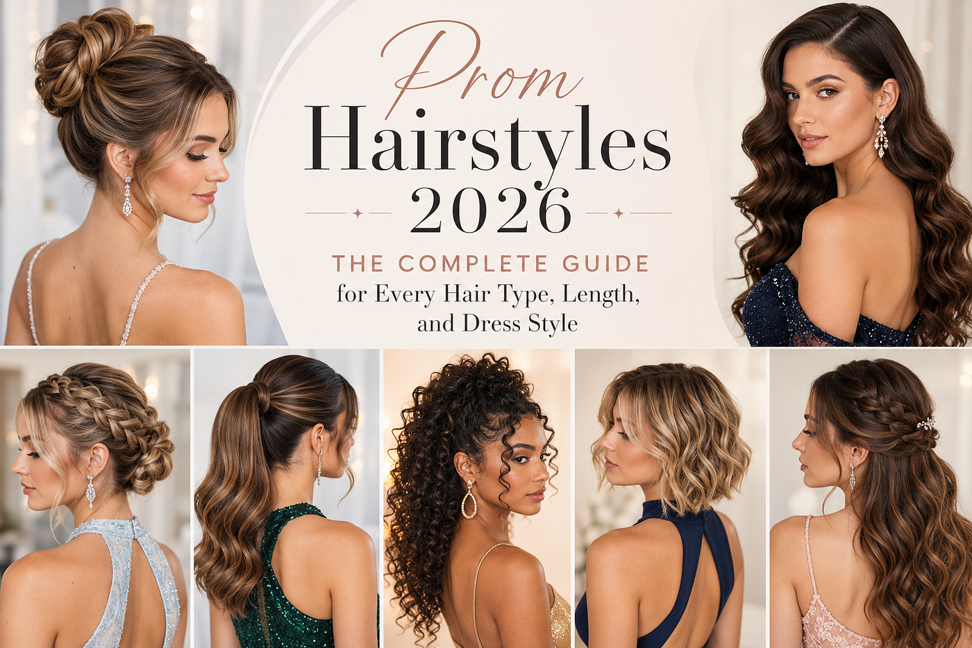 Prom Hairstyles 2026: The Complete Guide for Every Hair Type, Length, and Dress Style