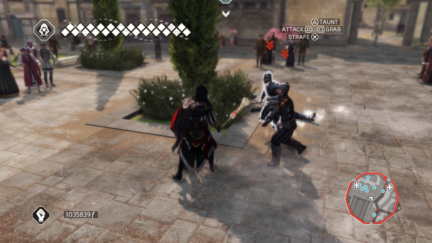 Cohesive open-world experience of Assassin's Creed: Brotherhood