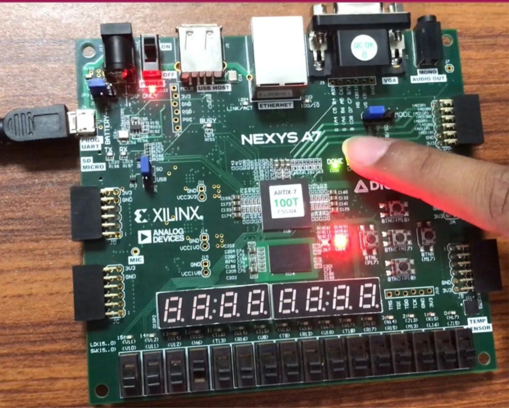 Interactive FPGA Design: Driving the Nexys A7 RGB LED with Verilog