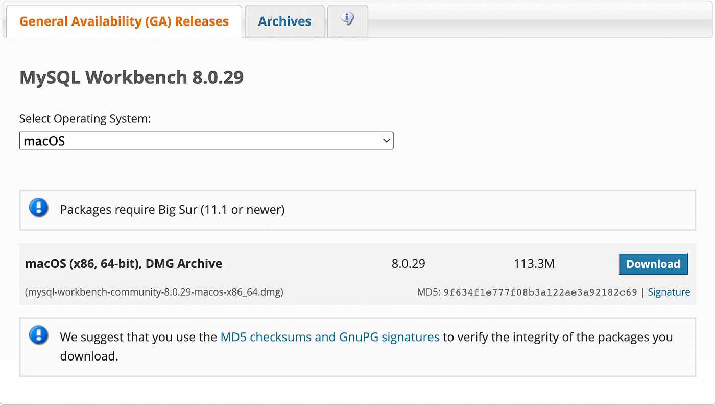 SQL Tutorial. Installing MySQL Workbench and Mysql Server On Mac | by  Emmanuel Tejeda | Developers Yesterday | Medium