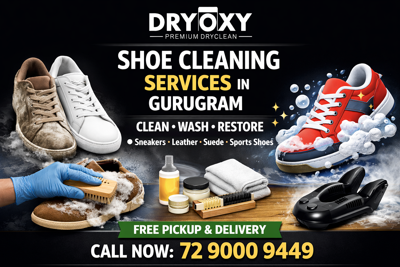 Doorstep Shoe Cleaning Services in Gurugram: Convenience at Its Best