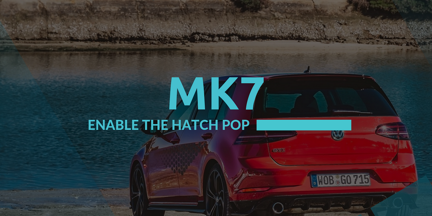 How to enable the hatch pop on your Golf MK7 | by Carista OBD2 | Carista  Blog