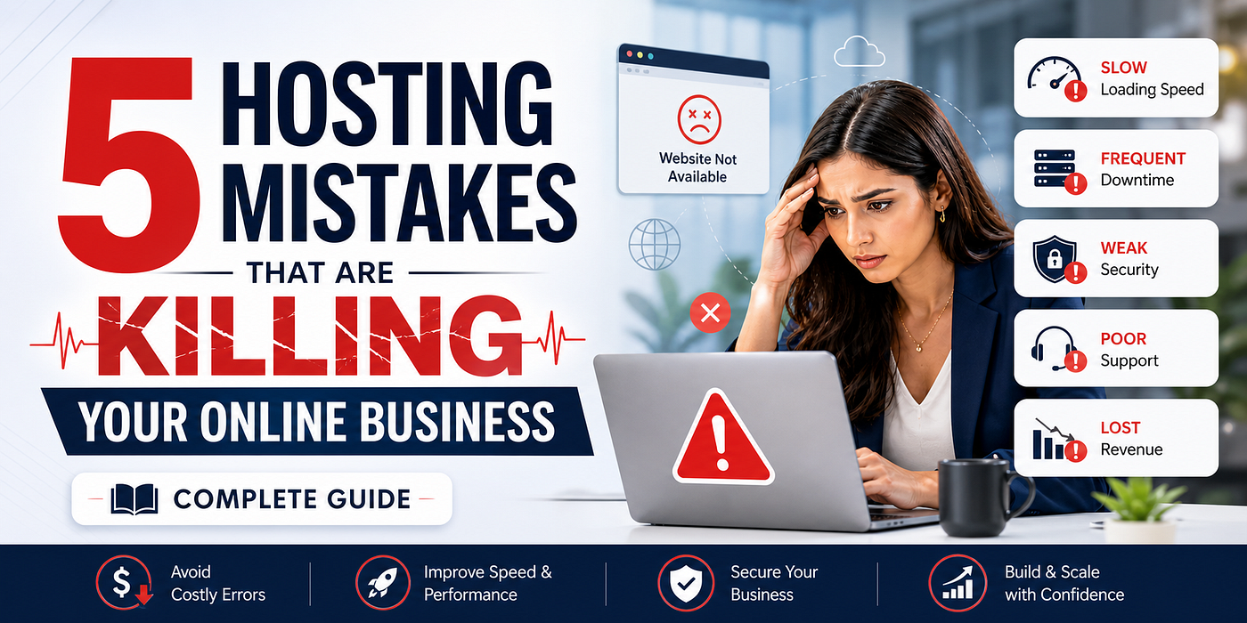 5 Hosting Mistakes That Are Killing Your Online Business — Complete Guide