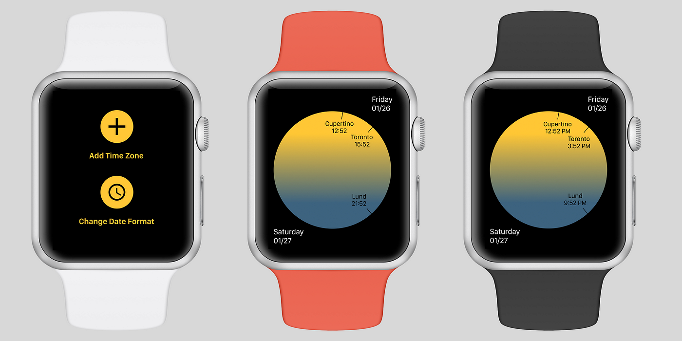 Dusk2Dawn: Apple Watch Timezone App | by Hai-Dao Le-Nguyen | Hai-Dao  Le-Nguyen | Medium