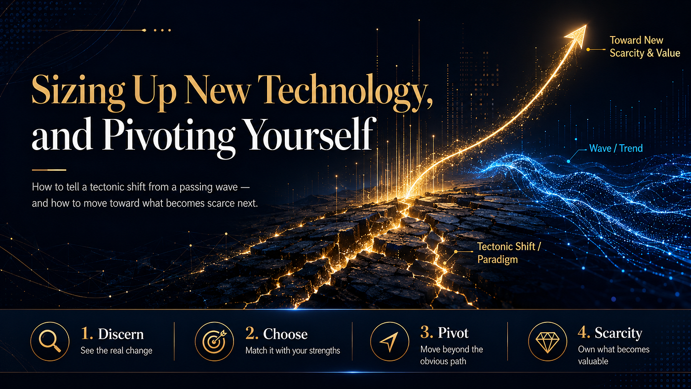 Sizing Up New Technology, and Pivoting Yourself