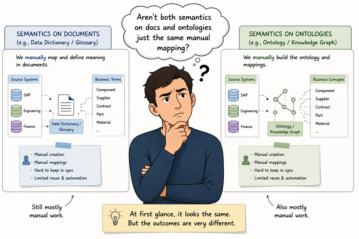 Building the Ontology Is Manual Work. And That Is Exactly the Point.